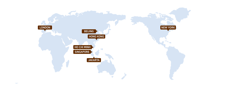 한국투자증권 해외지점 - LONDON,BEIJING, HONG KONG, HO CHI MINH, SINGAPORE, JAKARTA, NEW YORK